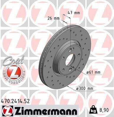 Auto-Bremsanlagen Zimmermann 470.2414.52