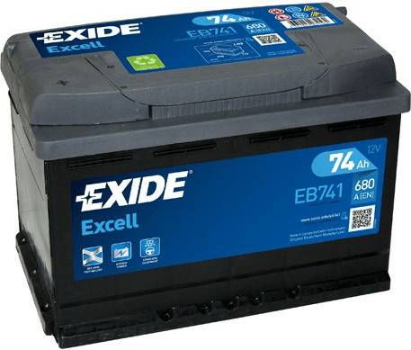 Autobatterien Exide Excell EB741 12V 74Ah