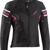 IXON Ilana Jacket Evoblack/fuchsia/white Motorradjacken