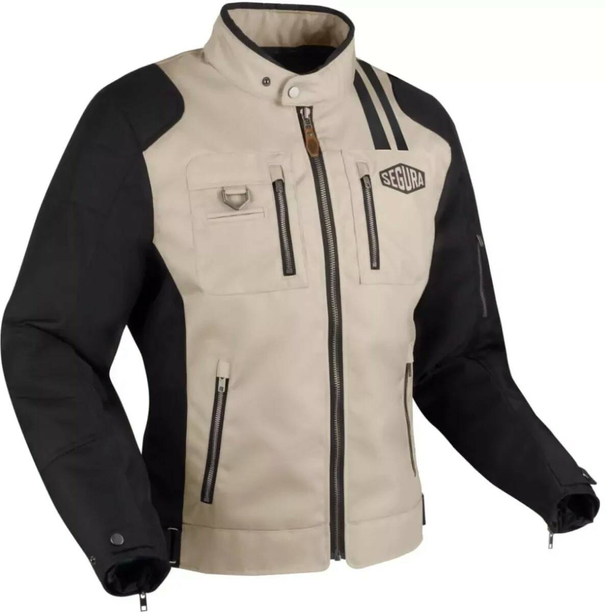 Segura Scorpio Jacketbeige/black Motorradjacken