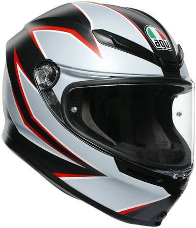 AGV K6 AGV K6E2205 Multi Flash Matt Black/Grey/Red