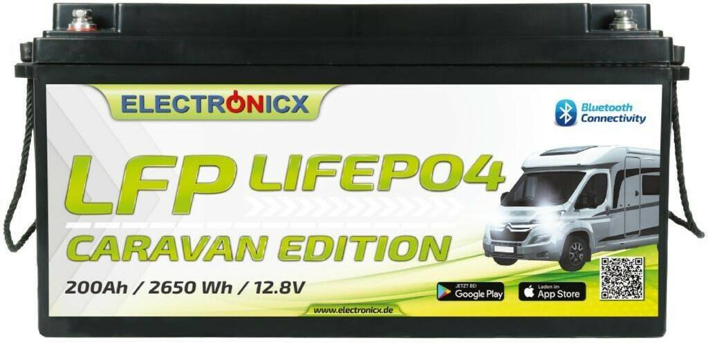 Autobatterien Electronicx Caravan Edition (200AH-LFP-Caravan)