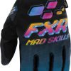 FXR Reflex 2023 Motocross Handschuhe pink-blau Motorradhandschuhe