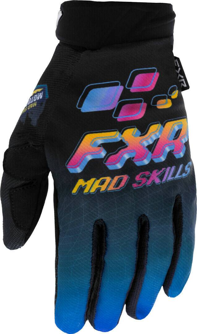 FXR Reflex 2023 Motocross Handschuhe pink-blau Motorradhandschuhe