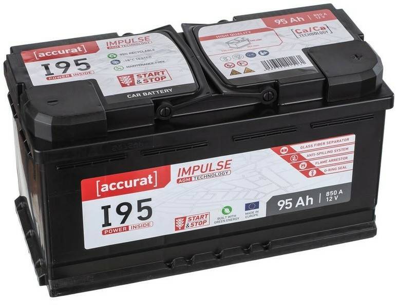 Accurat I95 Autobatterien